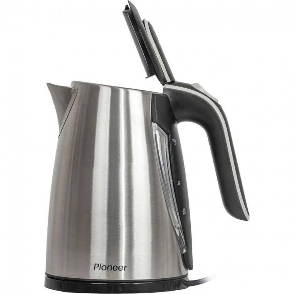 Чайник  Pioneer KE562M, металл/черный