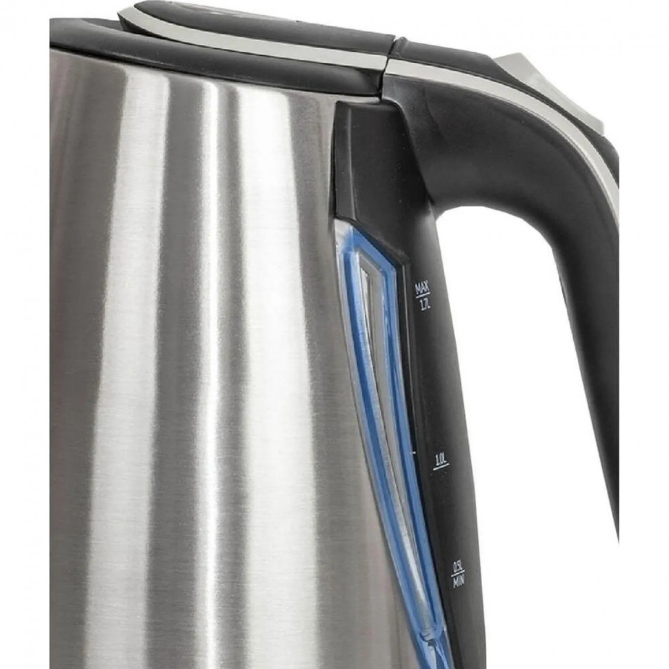 Чайник  Pioneer KE562M, металл/черный