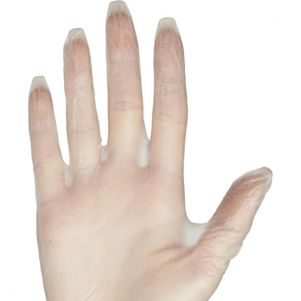 Перчатки одноразовые виниловые, н/о, прозр. MediOk (S), 50п/уп 4гр.,ПС