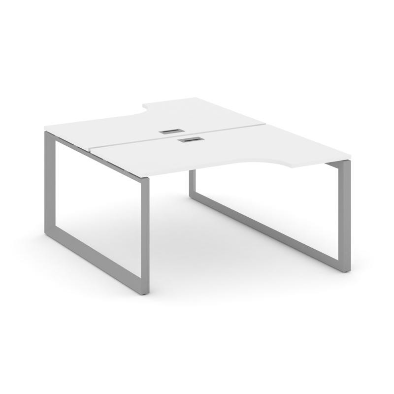 Style Project Рабочая станция эргономичная SN-59O.DRPA-012 Белый/Металл Серый/Серебро Заглушка 1580*