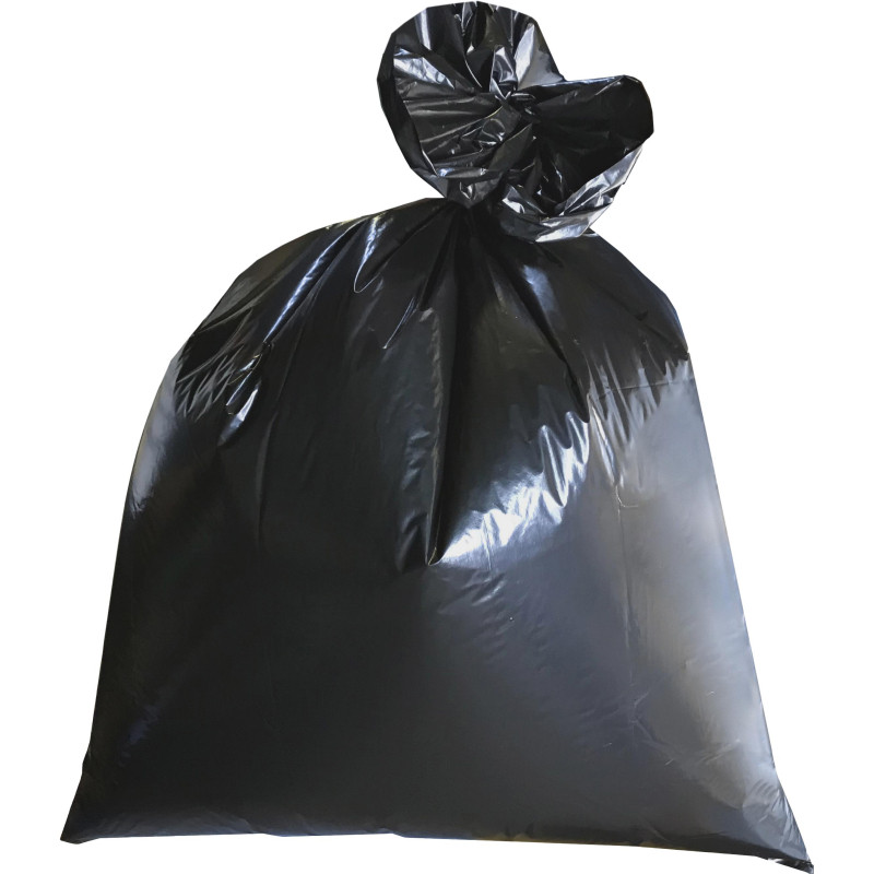 Мешки для мусора ПВД 240л 100х140см 65мкм черные 50шт/уп Luscan