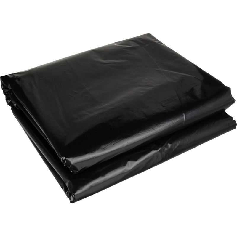 Мешки для мусора ПВД 240л 100х140см 65мкм черные 50шт/уп Luscan