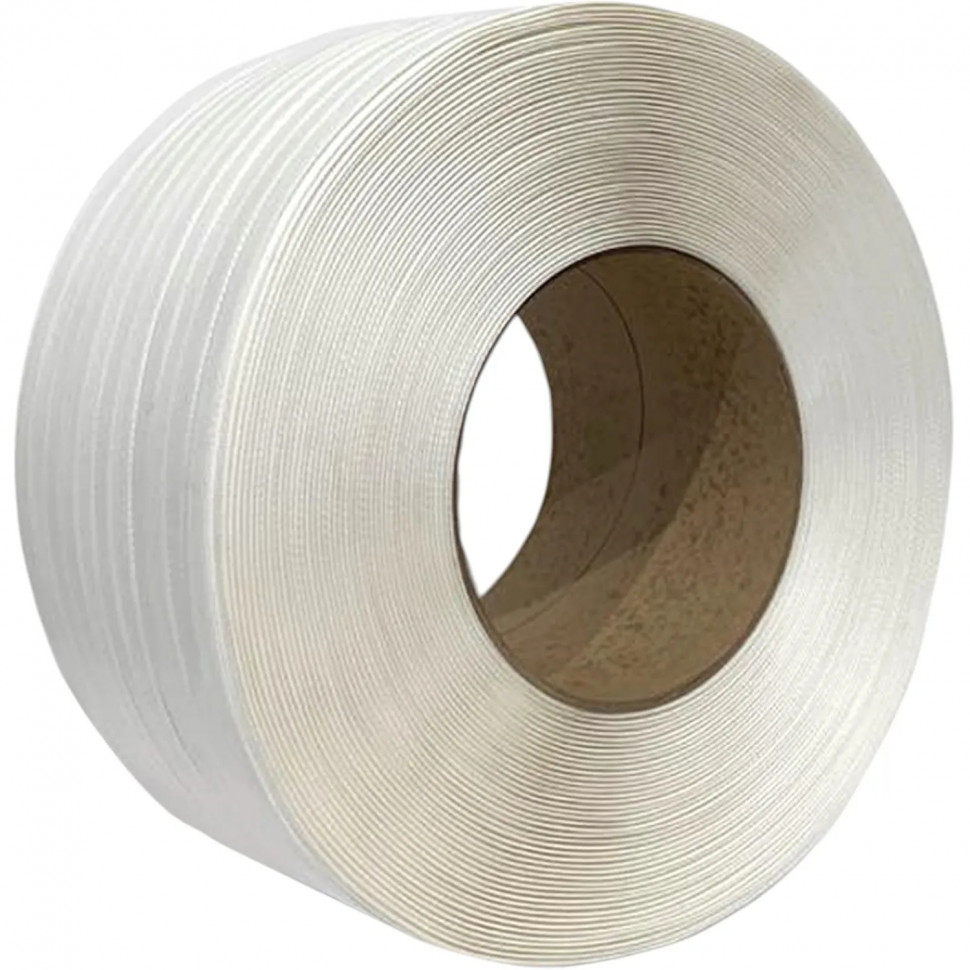 Стреппинг лента Полипропиленовая 15мм х 0,8 (2000 м) белая СПб
