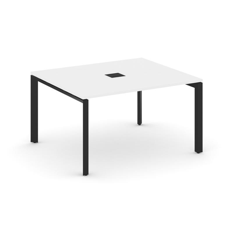 Style Project Стол переговорный SN-59P.SPRG-033 Белый/Металл Черный 1380*1180*750