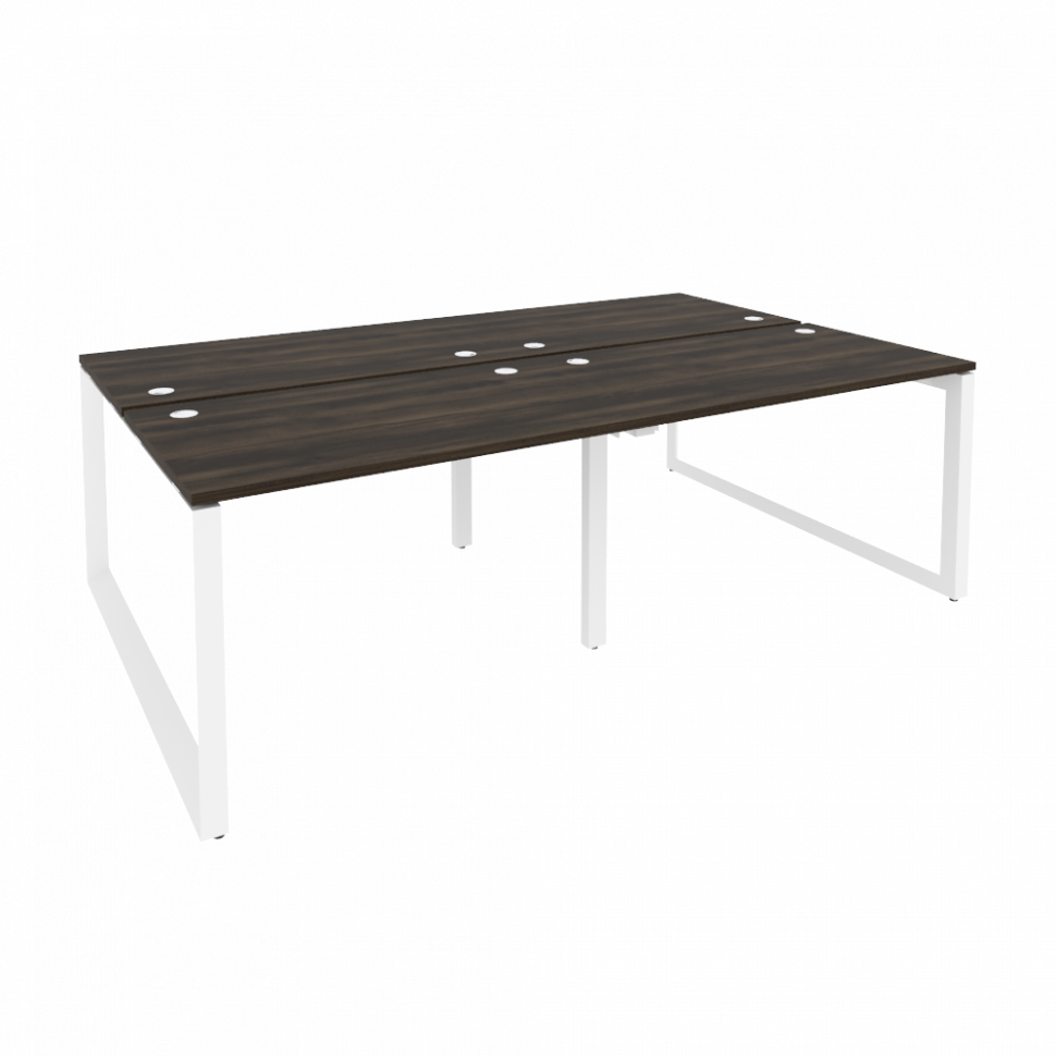 Onix Рабочая станция на О-образном м/к O.MO-D.RS-4.2.7 Дуб Мали/Металл Белый 2360*1475*750