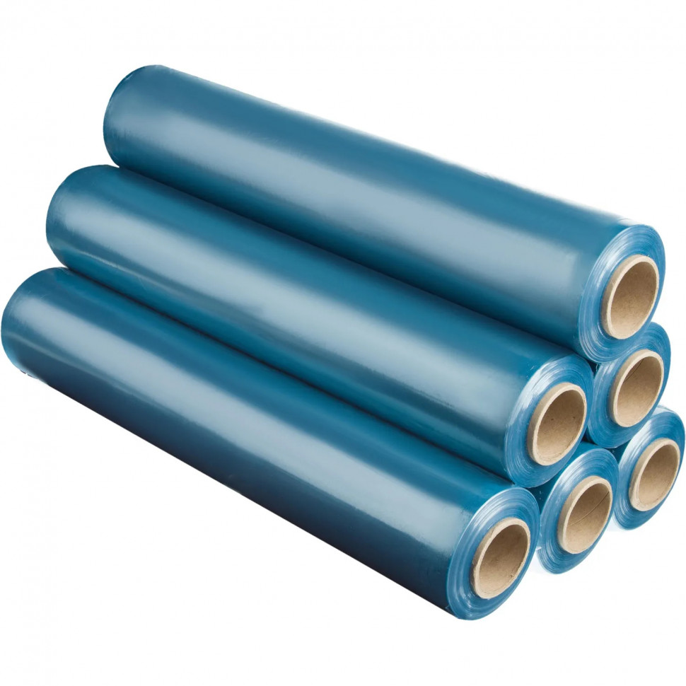 Стрейч-пленка смес.сыр для ручн.уп 20мкм 50см 220м 2кг нетто голуб (6шт/уп)