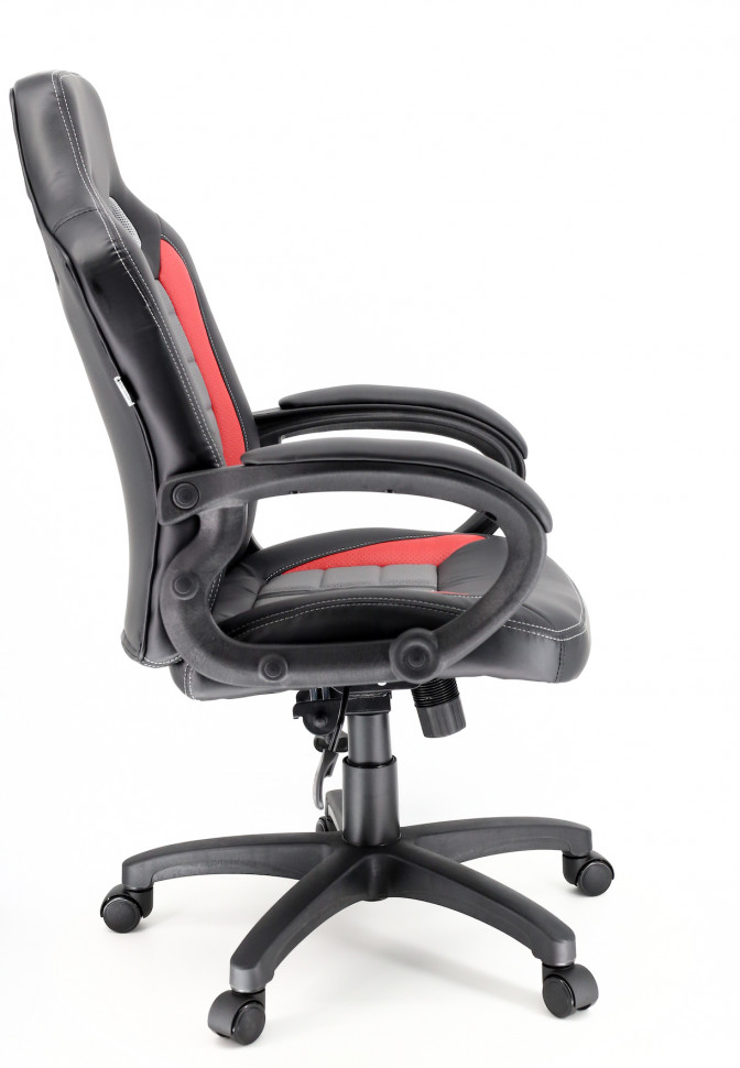 Кресло Everprof Forsage (Форсаж) TM Экокожа черно/красно/серый
