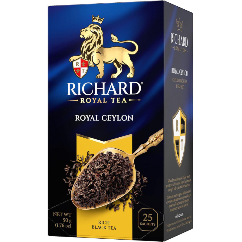 Чай Richard Royal Ceylon черный, 25 пак
