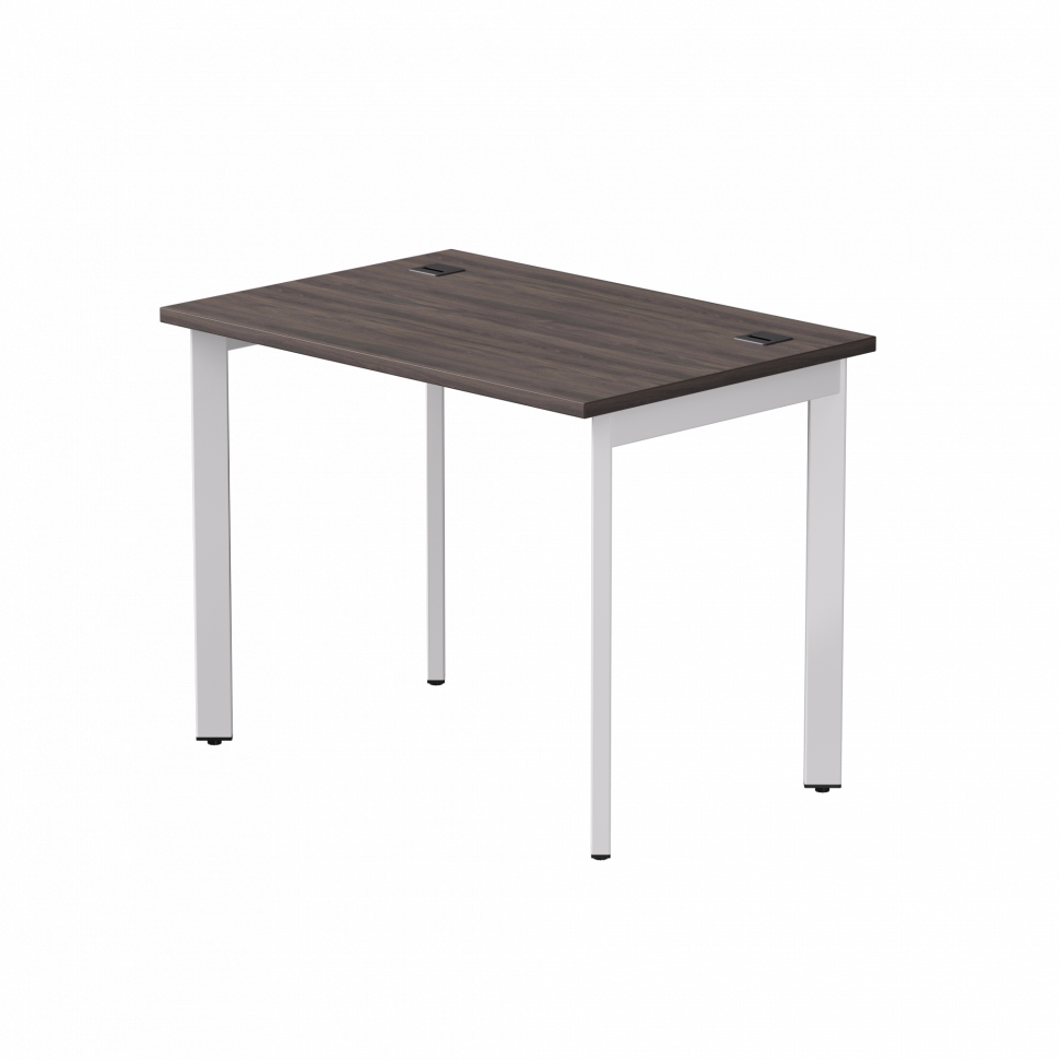 Стол прямой Everprof EVO (ЭВО) на металлокаркасе 980х670х755 мм опоры 45гр Дуб Пасадена/Белый