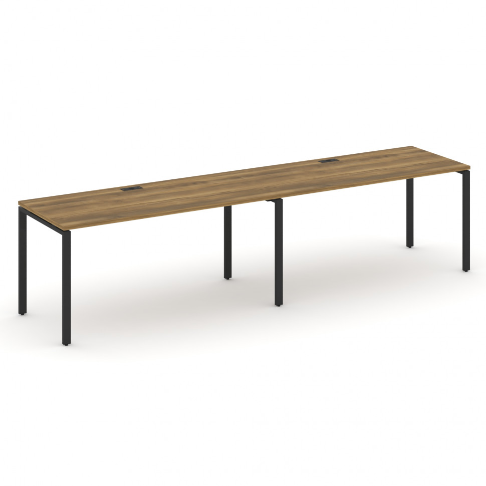 Concept Рабочая станция 2 места CN.ORS-004 Сандал Янтарный/Металл Черный 3160*720*750 Concept Рабочая станция 2 места CN.ORS-004 Сандал Янтарный/Металл Черный 3160*720*750