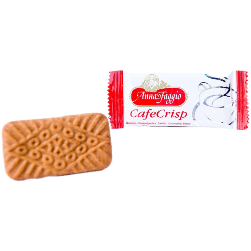 Печенье Café Crisp ANNA FAGGIO хруст.карамельное (инд.уп.), 25шт/уп., 150г