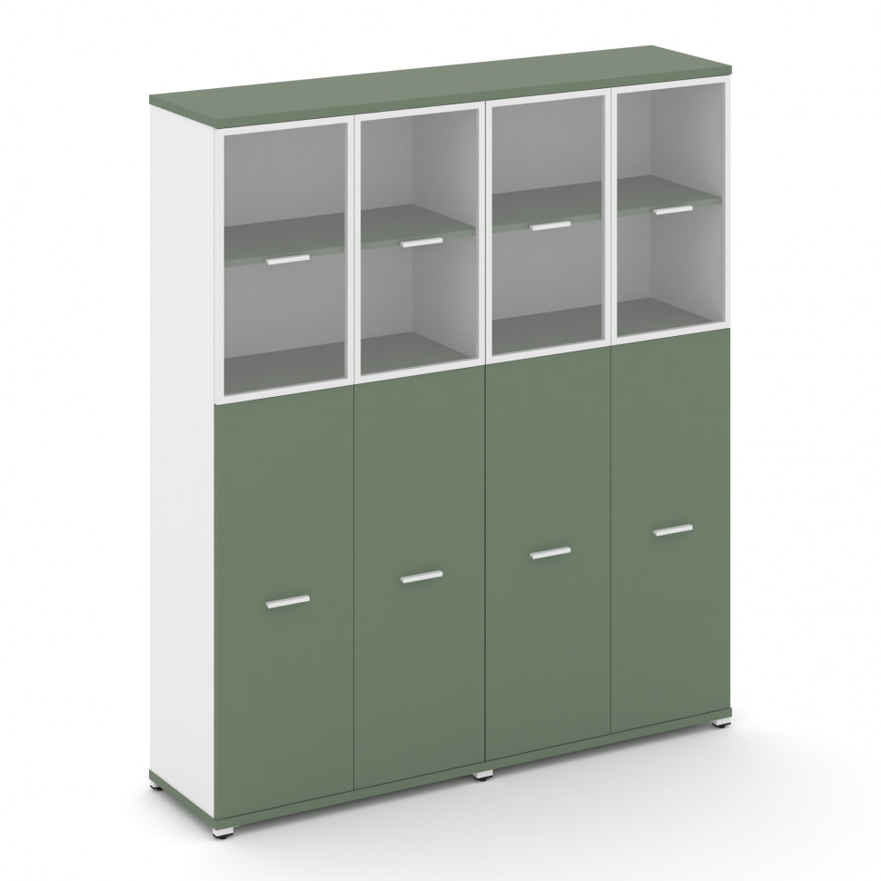 Concept Шкаф 2 широкие секции, 5 ниш CN.STS-525 RPW W Кобо/Белый Бриллиант/Металл Белый/Прозрачный 1 Concept Шкаф 2 широкие секции, 5 ниш CN.STS-525 RPW W Кобо/Белый Бриллиант/Металл Белый/Прозрачный 1