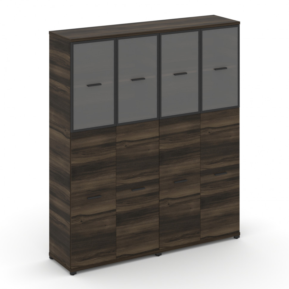 Concept Шкаф 2 широкие секции, 5 ниш CN.STS-525 RPB A Дуб Мали/Антрацит/Металл Антрацит/Прозрачный 1 Concept Шкаф 2 широкие секции, 5 ниш CN.STS-525 RPB A Дуб Мали/Антрацит/Металл Антрацит/Прозрачный 1