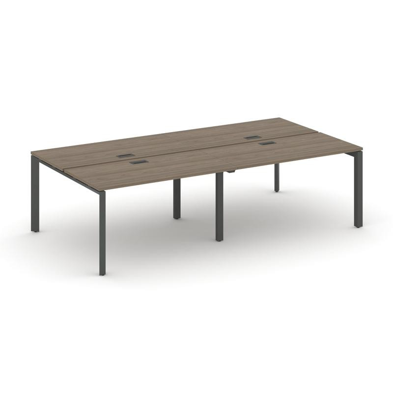 Style Project Рабочая станция двухсторонняя SN-59P.DRS-051 Вяз Благородный/Металл Антрацит/Черный За