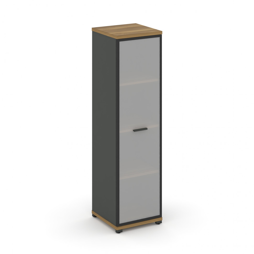 Concept Шкаф 1 узкая секция, 4 ниши CN.STU-416 RMB A Сандал Янтарный/Антрацит/Металл Антрацит/Сатин