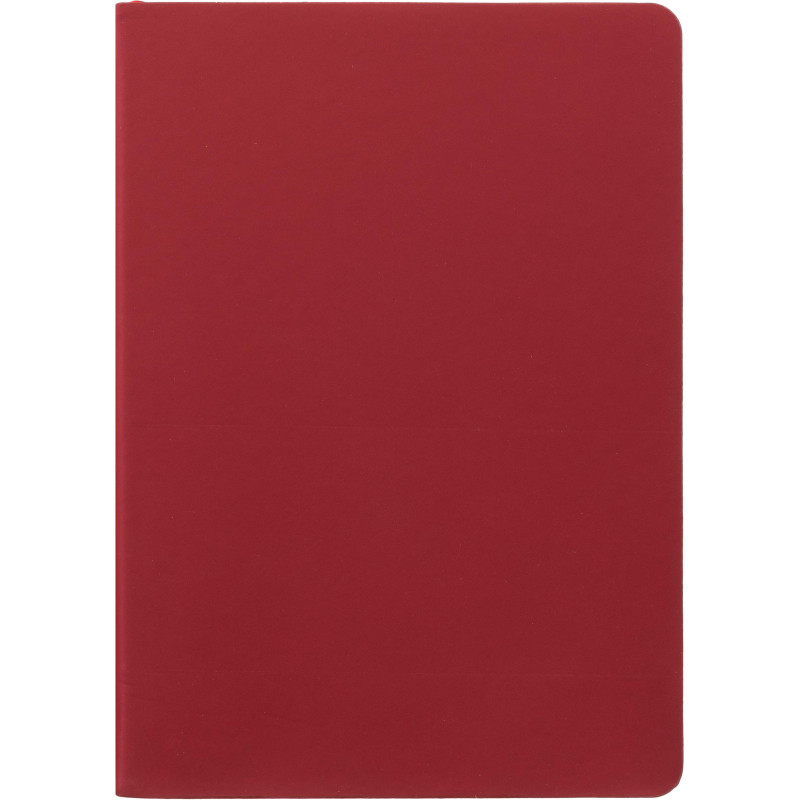 Ежедневник недатированный ATTACHE Soft touch А5, 140х200мм, 136л, красный