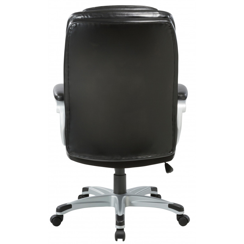Кресло BN_U_EChair-583 TPU (TR) экокожа черный, пластик серый