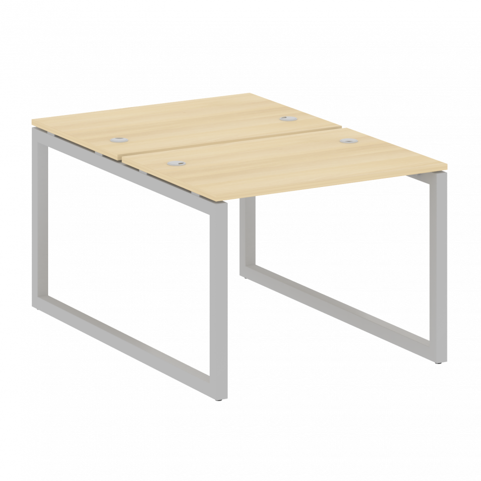 Metal System Quattro Рабочая станция на О-образном м/к 50БО.РАС-СП-2.1 Акация Лорка/Металл Серый 100