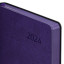 Ежедневник датированный 2024 А5 138x213 мм BRAUBERG "Stylish", под кожу, гибкий, фиолетовый, 114892