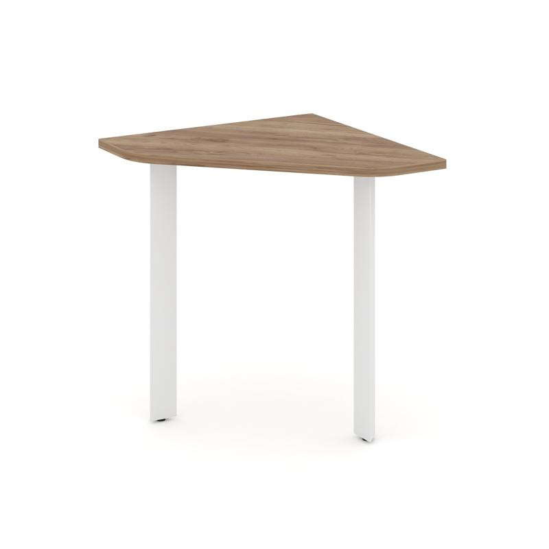 Style Project Угловой элемент стола SN-59.USP-001 Дуб Табак/Металл Белый 600*600*750
