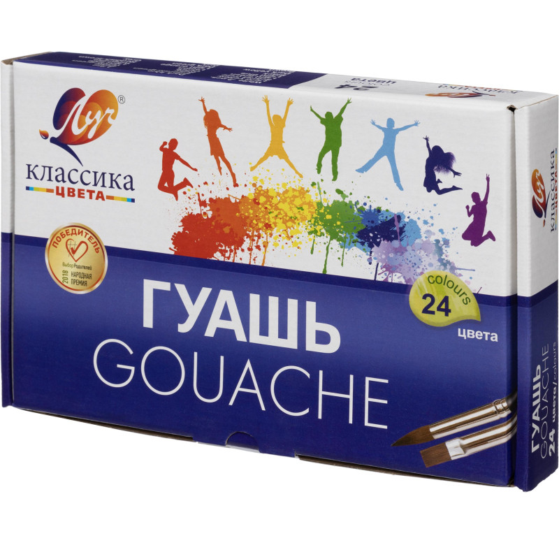 Гуашь Луч Классика 24 цв. 570 г. 20 мл, 28С 1681-08