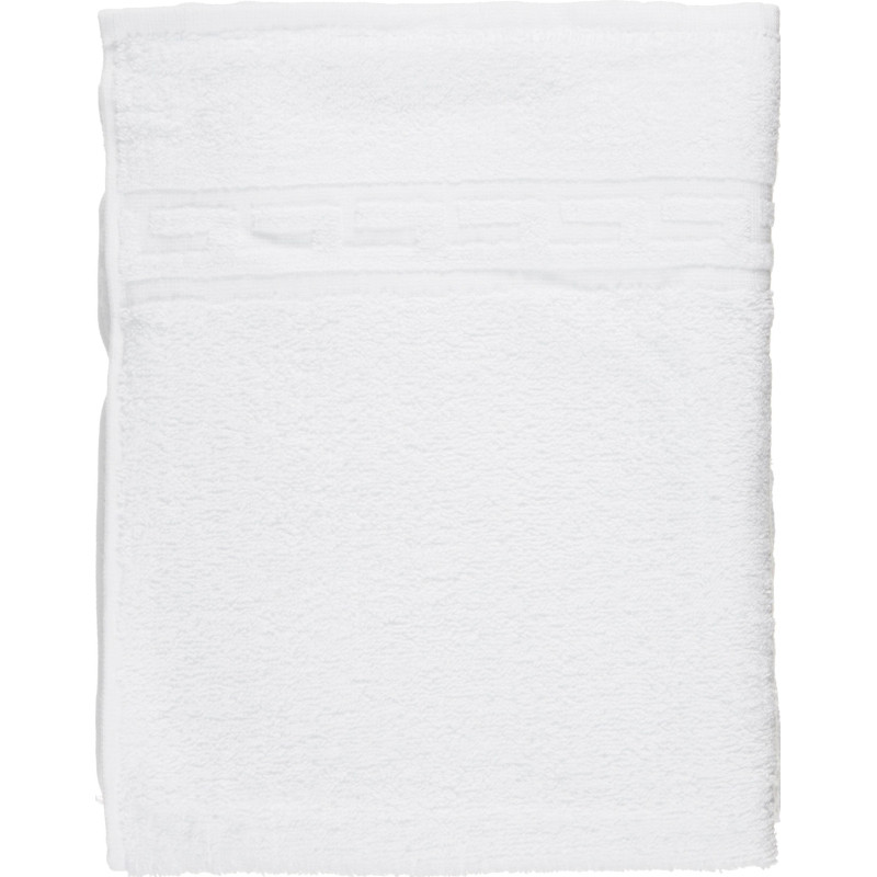 Набор полотенец махровых Luscan/бордюр 380г/м2, 50х90 белый, 10 шт/уп