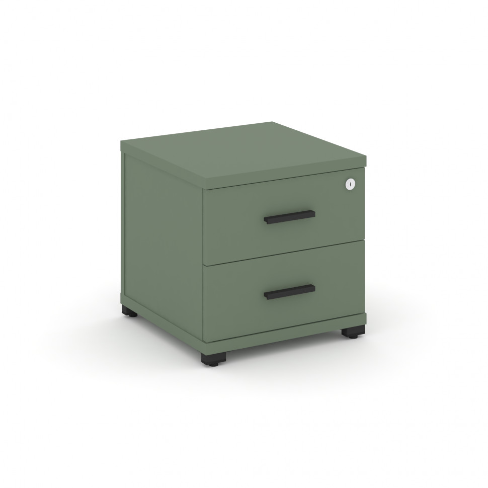 Concept Тумба приставная 2 ящ. CN.TUP-001 B Кобо/Металл Черный 420*420*416 Concept Тумба приставная 2 ящ. CN.TUP-001 B Кобо/Металл Черный 420*420*416