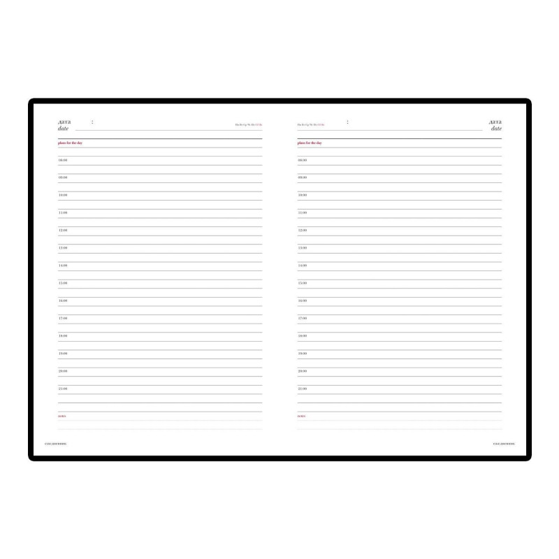 Ежедневник недатированный А5 LEADER (ЧЕРНЫЙ) 3-129/04