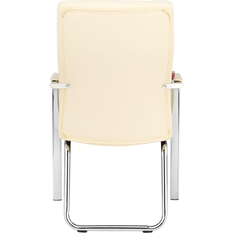 Конференц-кресло BN_TQ_Echair-807 VPU-1 кожзам бежевый, хром