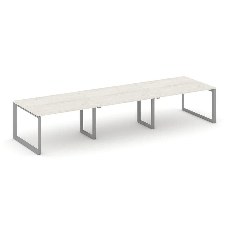 Style Project Стол переговорный SN-59O.SPRG-054.3 Дуб Наварра/Металл Серый 4740*1180*750