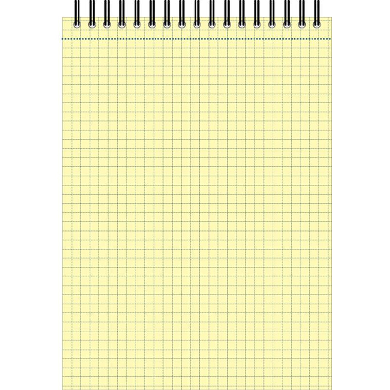 Блокнот 60л,кл,А5,Yellow Pad,спираль,тон.блок 70г/м