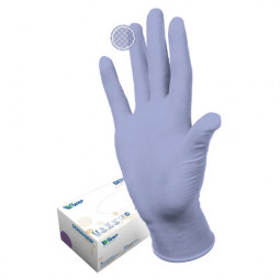 Перчатки нитриловые смотровые, 100 пар (200 шт.), повышенная чувствительность, размер L (большой), DERMAGRIP Ultra, D1103-27