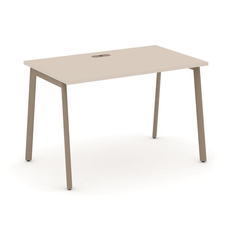 Estetica Стол рабочий ES.SP-2-LP Капучино/Металл Латте 1180*730*750