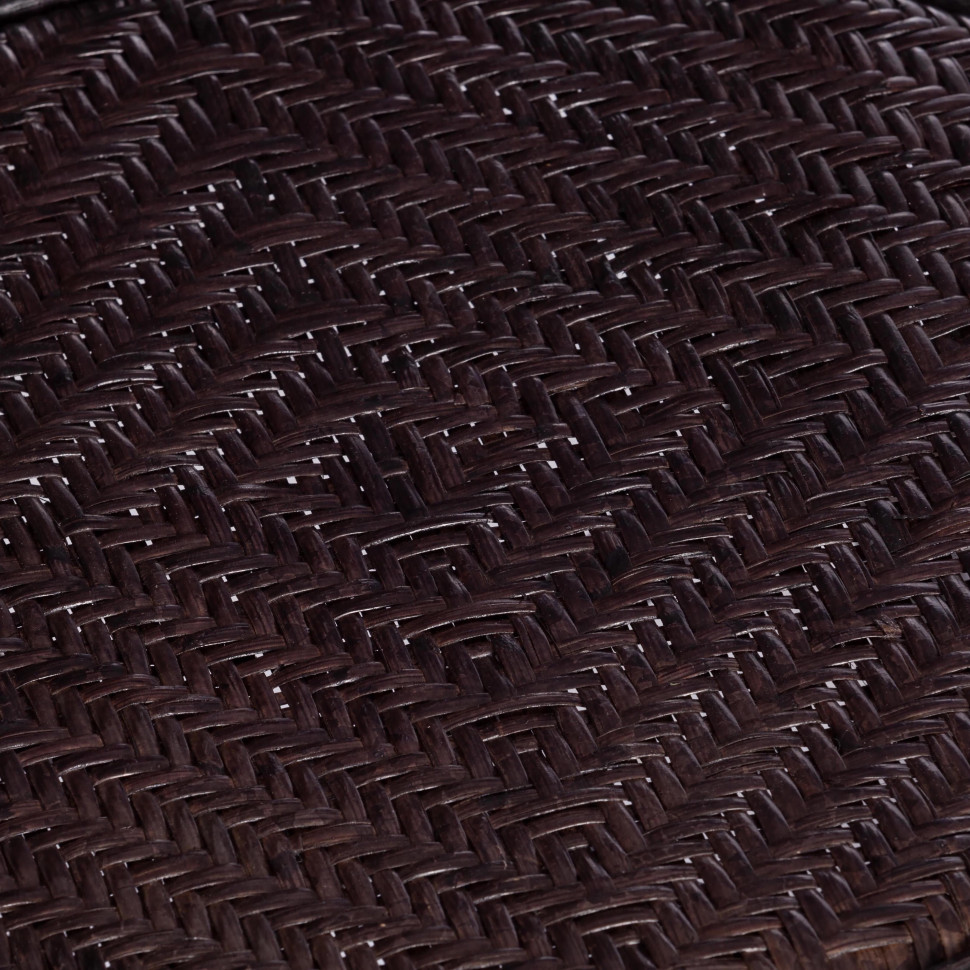 Кресло "PELANGI" 02/15B / без подушки / ротанг, walnut (грецкий орех)