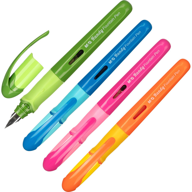 Ручка перьевая M&amp;G c резиновой манжет, без картр, в ассAFPV4372004278C