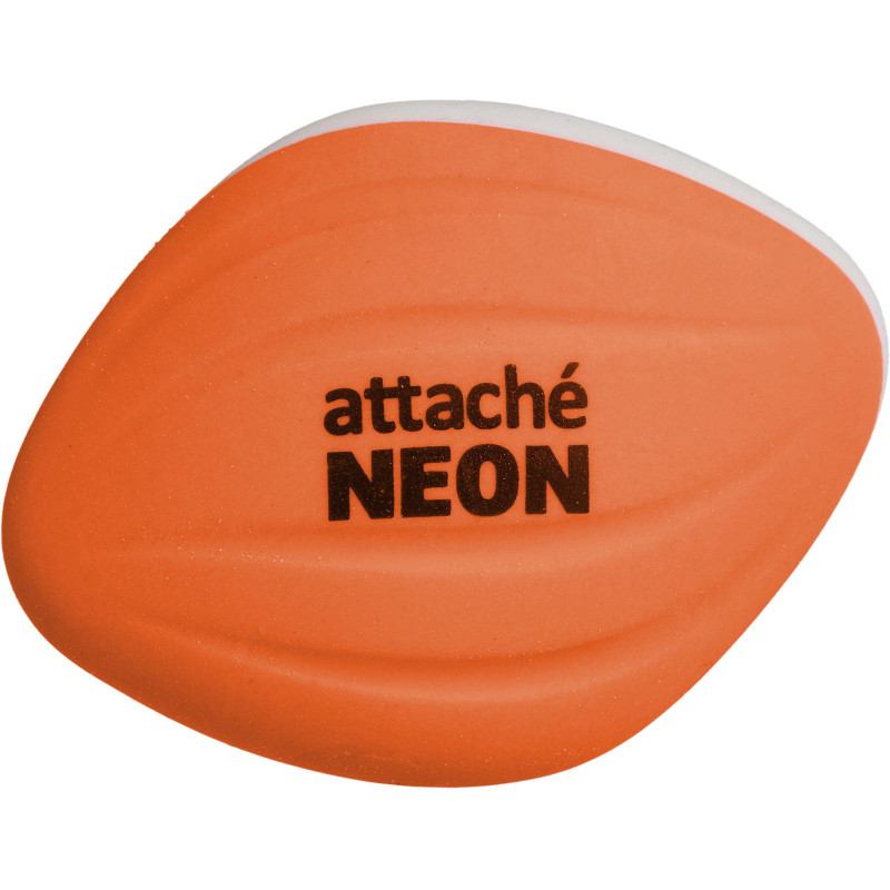 Ластик двухцветный Attache Neon, термопл.каучук, 37x15x48 мм, ассорти