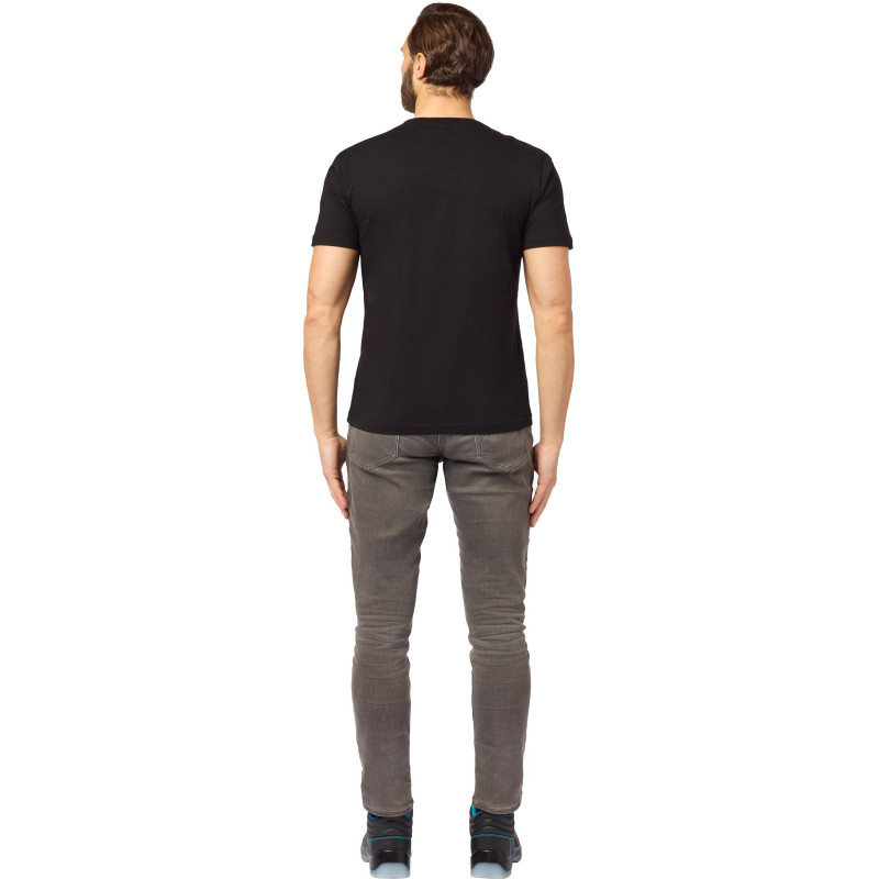 Футболка (160 г.) с кор.рукавом чрн.(XXL)