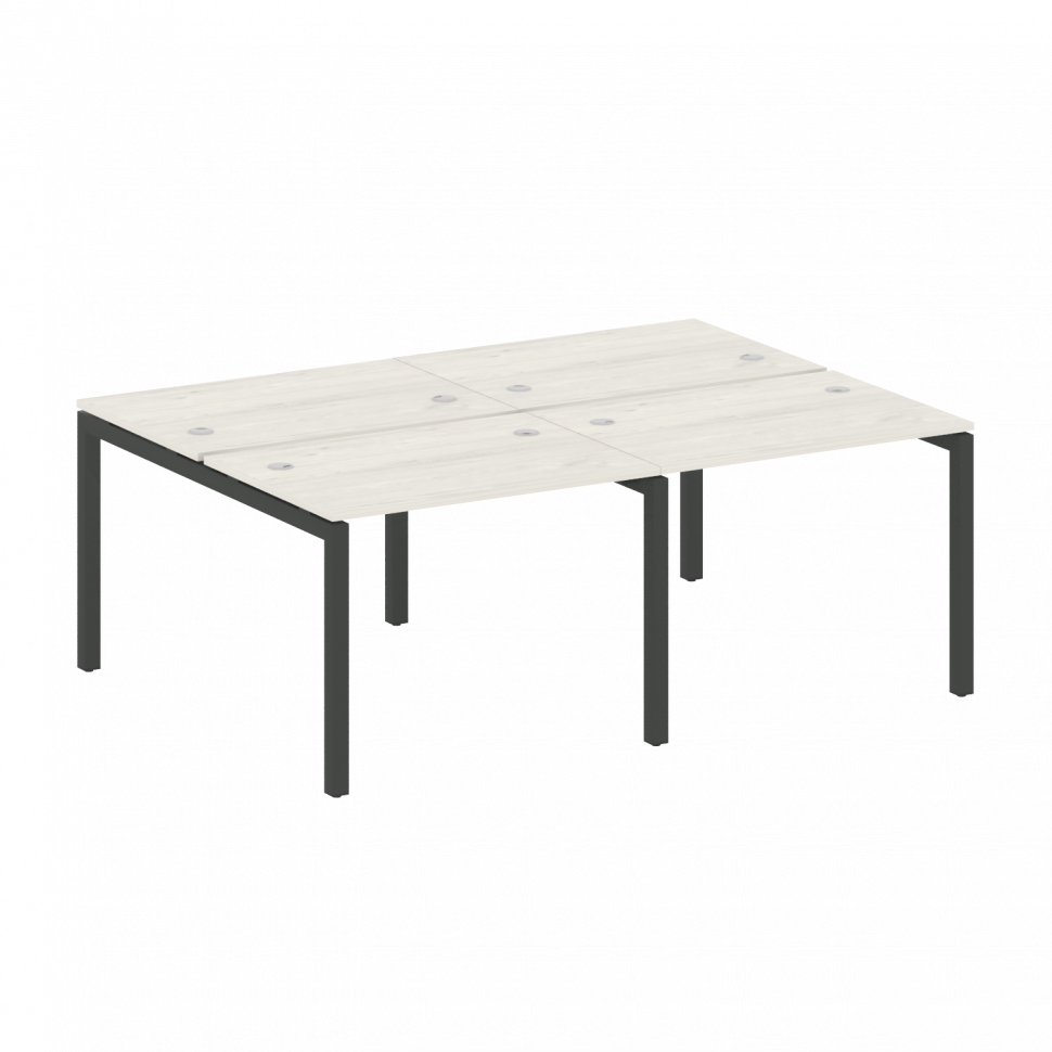 Metal System Quattro Рабочая станция на 4 места на П-образном м/к 50БП.СМ-4.1 Дуб Наварра/Металл Ант Metal System Quattro Рабочая станция на 4 места на П-образном м/к 50БП.СМ-4.1 Дуб Наварра/Металл Ант