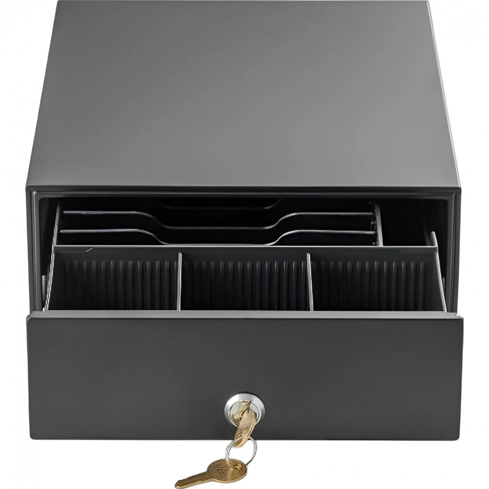 Денежный ящик АТОЛ SB-245-B черный, 245x320x90, механический