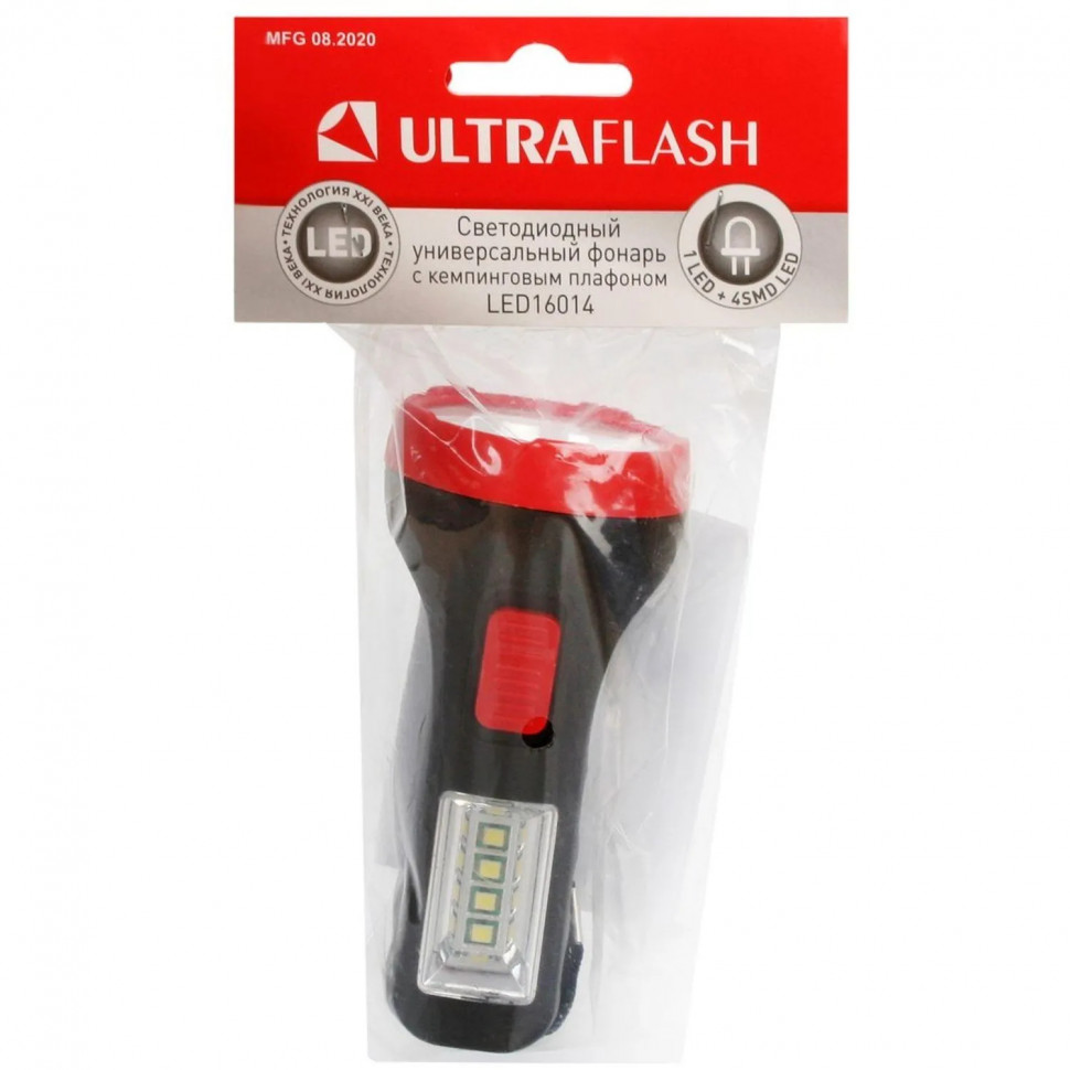 Фонарь ручной Ultraflash LED16014 (1+4SMD LED,2 ре