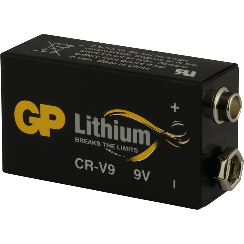 Батарейка GP Lithium крона/крона (6LR61/6F22/CR-9V)