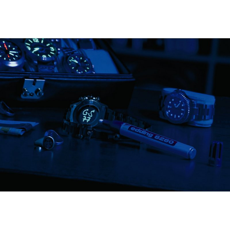 Маркер ультрафиолетовый EDDING E-8280 круглый наконечник 1,5-3мм