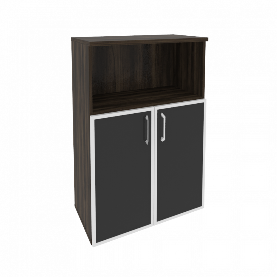 Onix Шкаф средний широкий O.ST-2.2 R black Дуб Мали/Стекло Black 800*420*1207 Onix Шкаф средний широкий O.ST-2.2 R black Дуб Мали/Стекло Black 800*420*1207