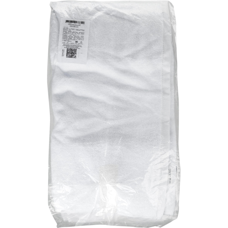 Набор полотенец махровых Luscan 50х70, ПЛ 500г/м2 Oтель белый, 10 шт/уп