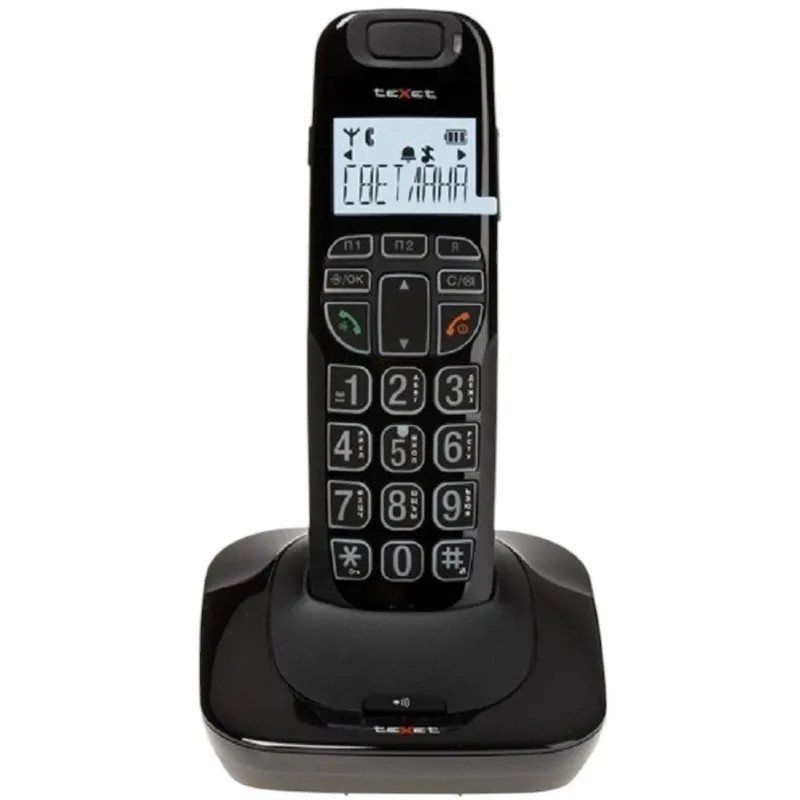 Радиотелефон TeXet TX-D7505A   черный