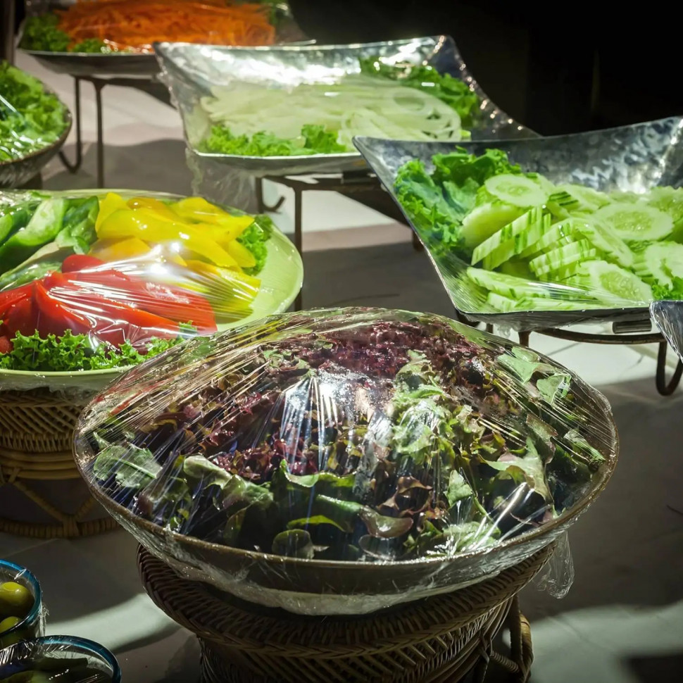 Пленка пищевая  пищ. п/э 45см х 200м 5,5 мкм прозрачная СПб