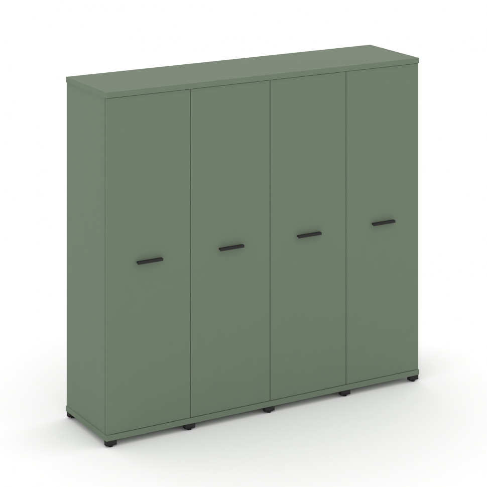 Concept Шкаф 4 узкие секции, 4 ниши CN.STU-446 B Кобо/Металл Черный 1668*420*1554