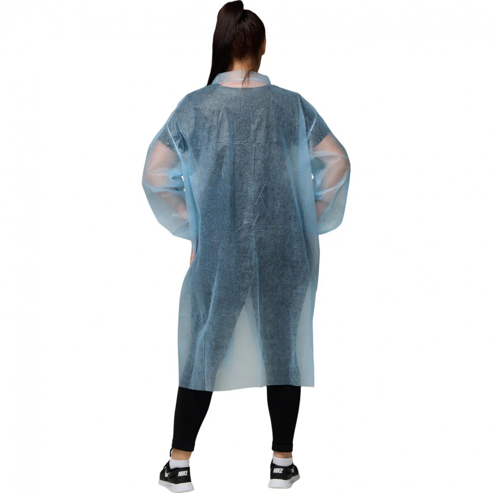 Халат н/с процед, рук.рез, лип, XXL(56-58), пл 20, гол, Комус, 10шт/уп