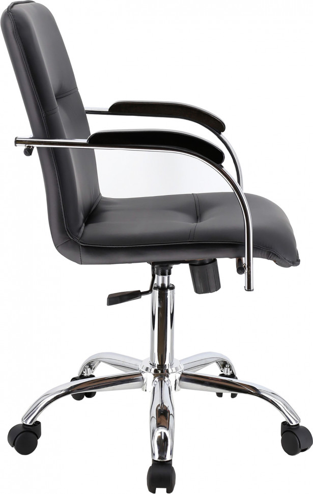 Кресло Everprof Samba (Самба) Wood T Экокожа Черный