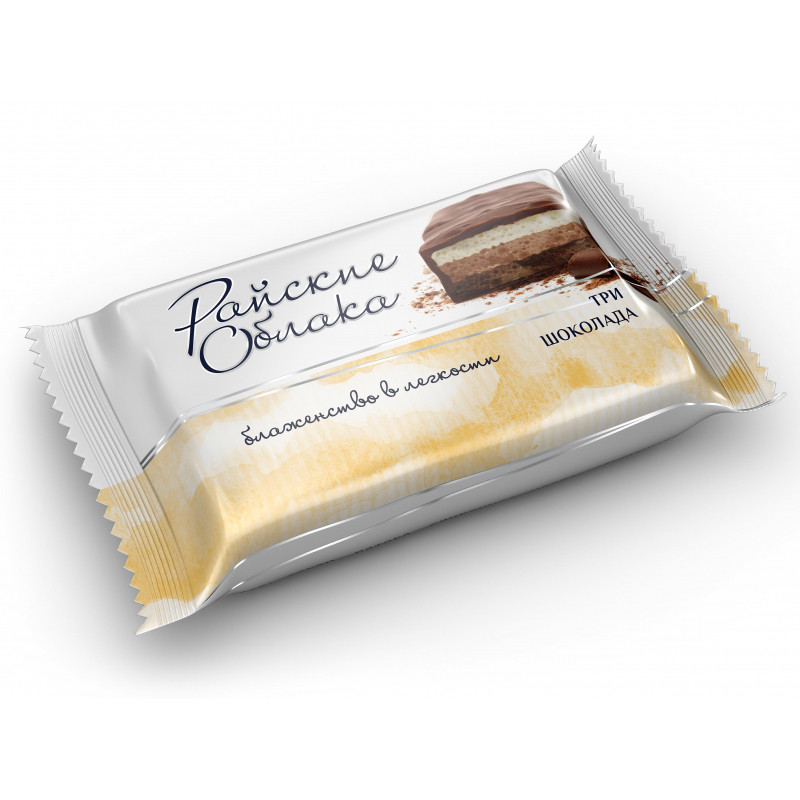 Конфеты шоколадные Райские облака суфле  Три шоколада, 200г